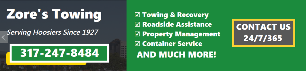 Zore’s Towing Towing Wrecker Service Indianapolis